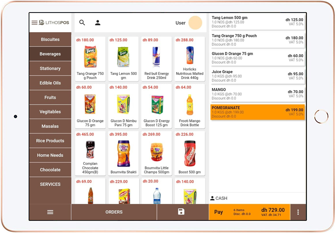 retail store pos software for android ios pc